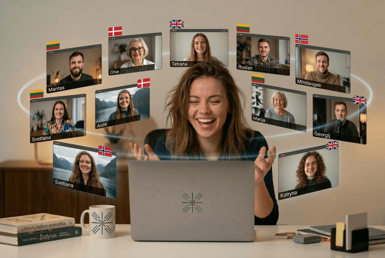 LABASklabas: a Lithuanian conversation club with native speakers — online