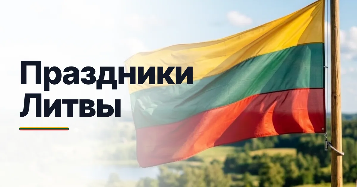 Праздники и выходные в Литве: какие дни нерабочие
